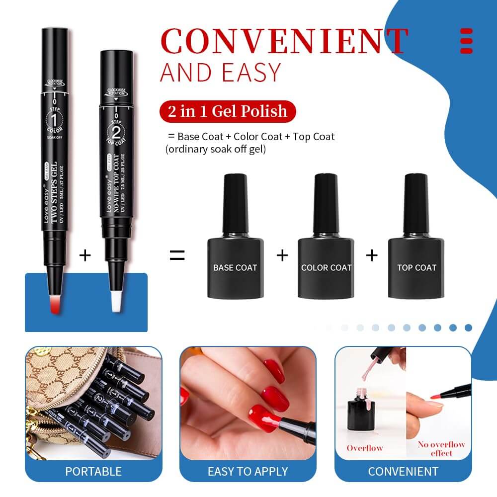 Gel Nail Polish Pen - Set 6 Colours 🔥 Don't miss out 🔥 - NailSala