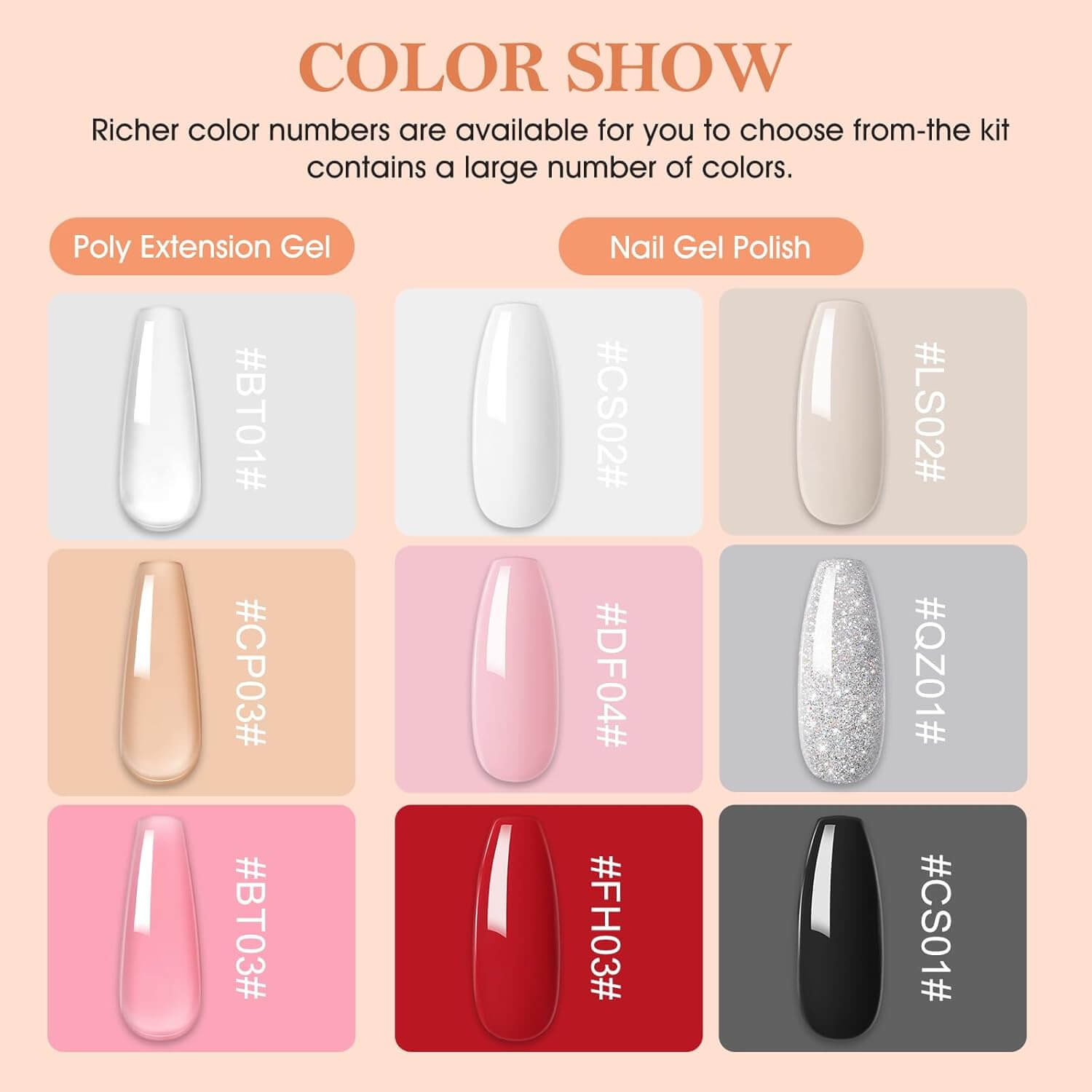 Gel Nail Kit - 9 Colors - New Year's Gift - Hot Deal - NailSala