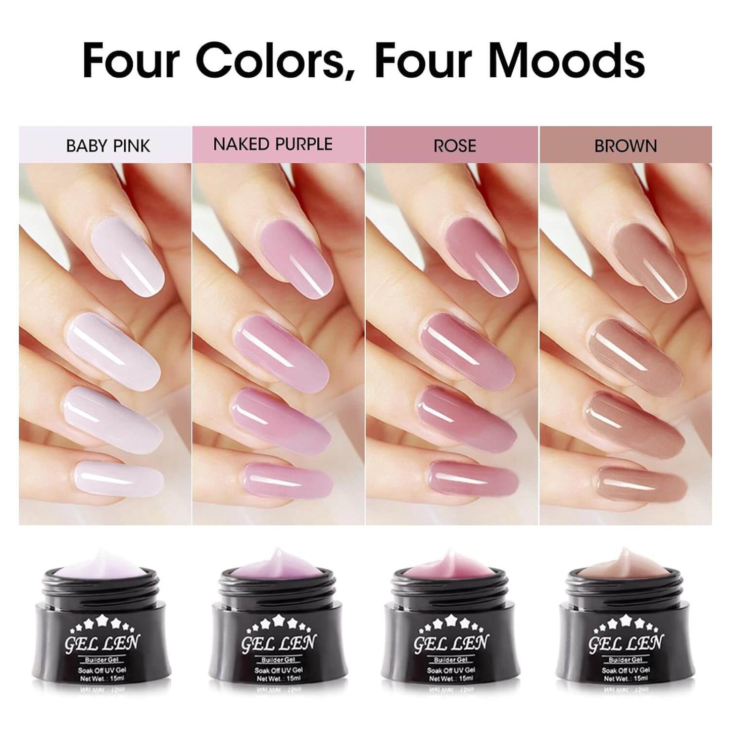 Builder Nail Gel - 4 Colors - Winter Collection - NailSala