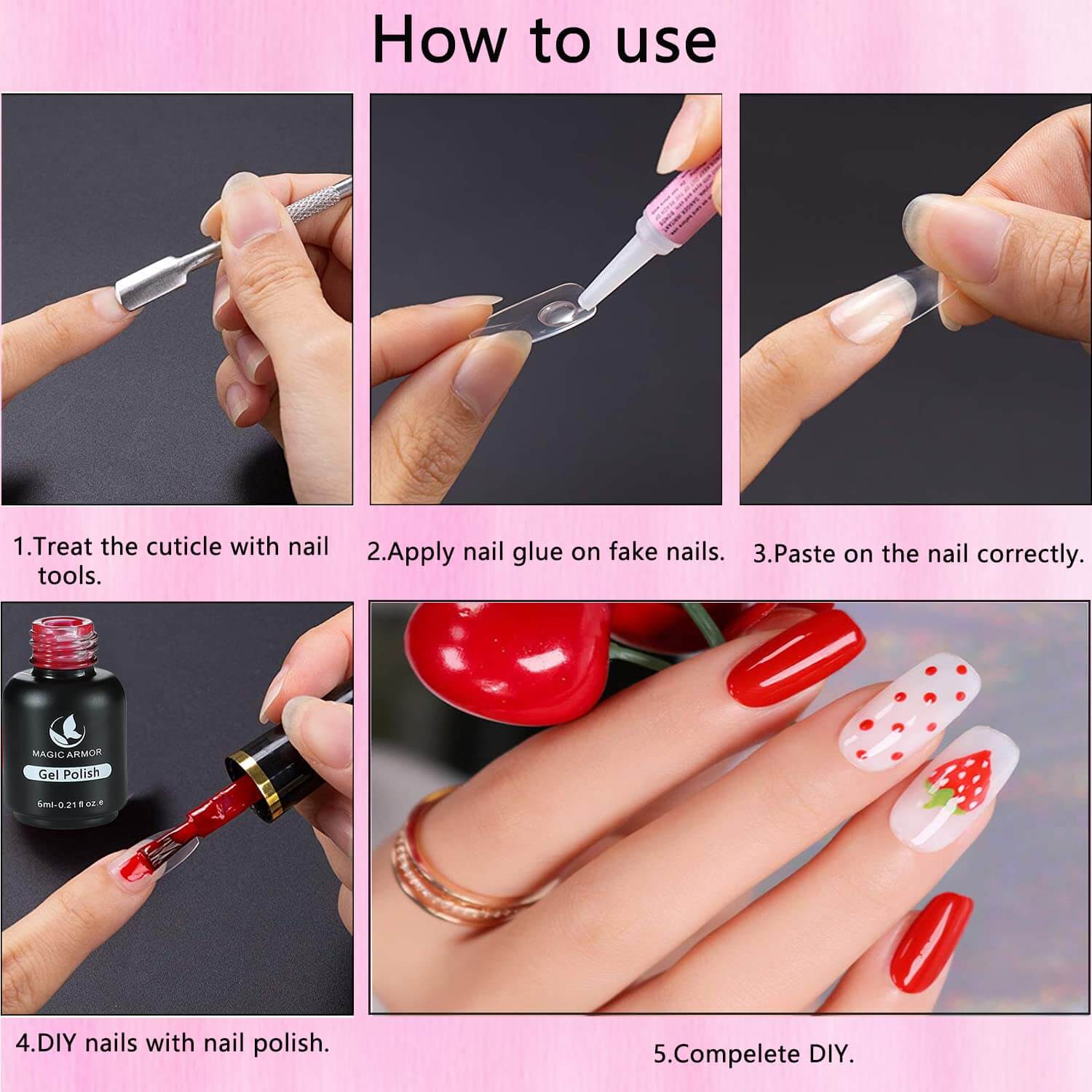 Fast Nail Glue/20Pcs - NailSala