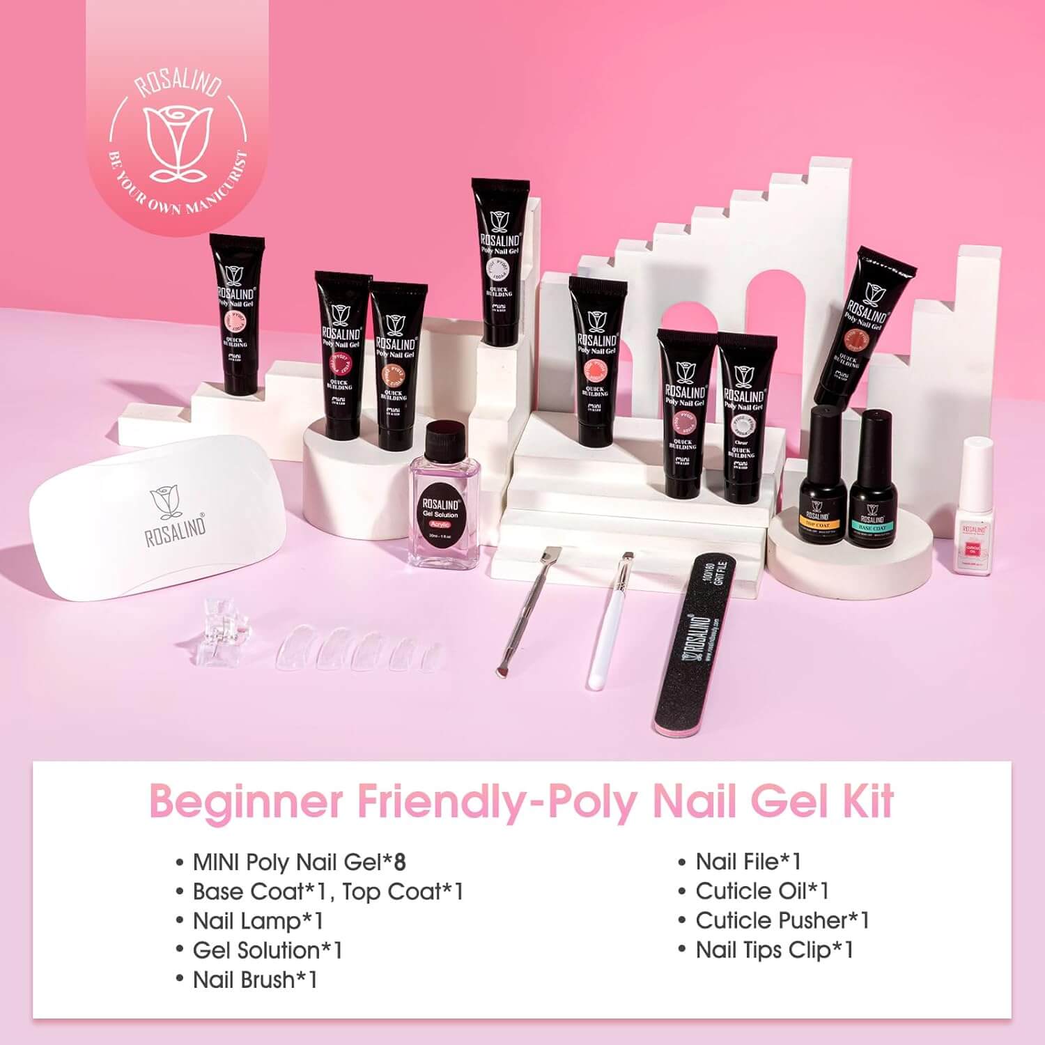 Poly Nail Gel Kit - 8 Colors - New Year's Gift - NailSala