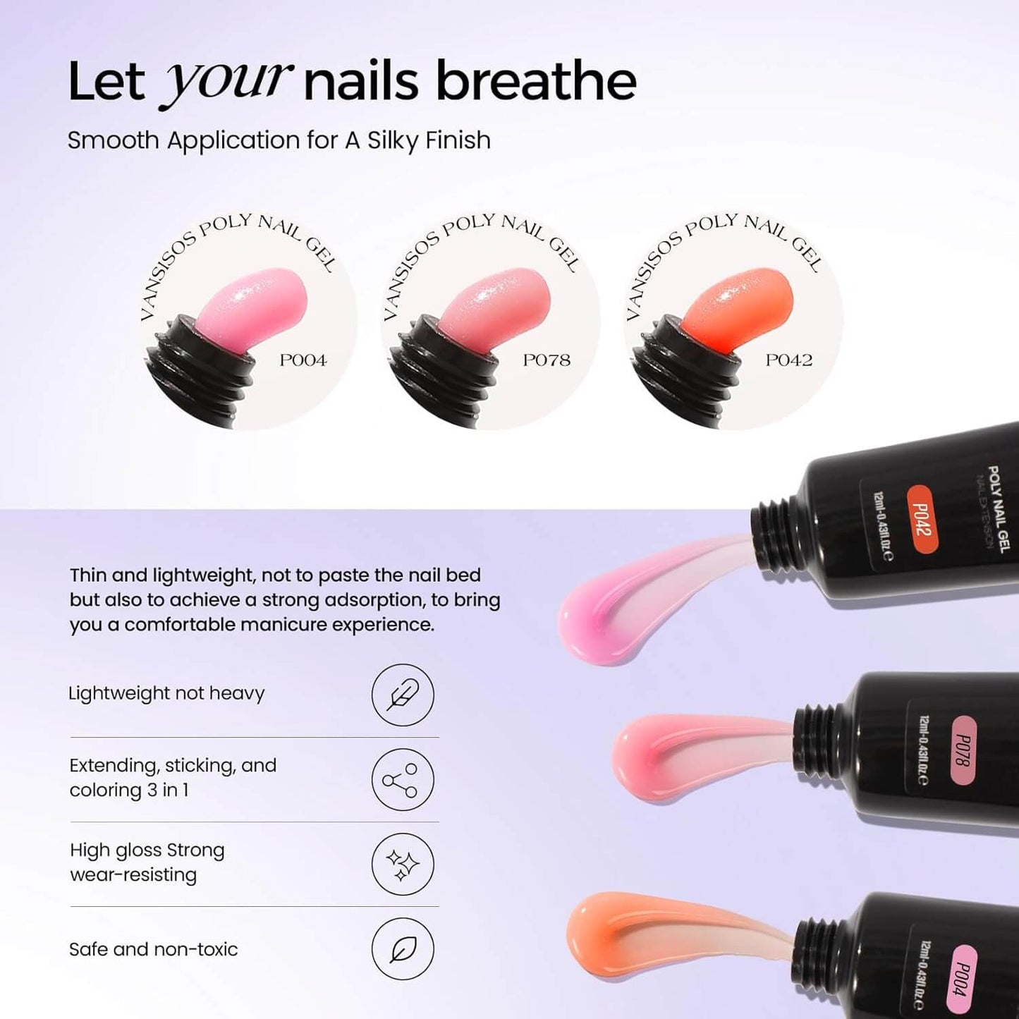 Poly Gel Nail Extension Kit - 14 Colors - Winter Collection 🔥 New Year's Gift 🔥 - NailSala