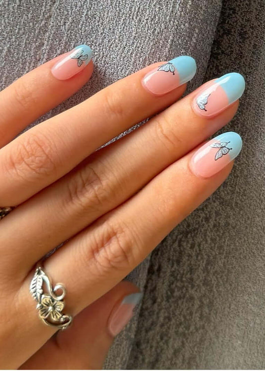 Semi Cured Gel Nail - Winter Vibes - 20 PCS - NailSala