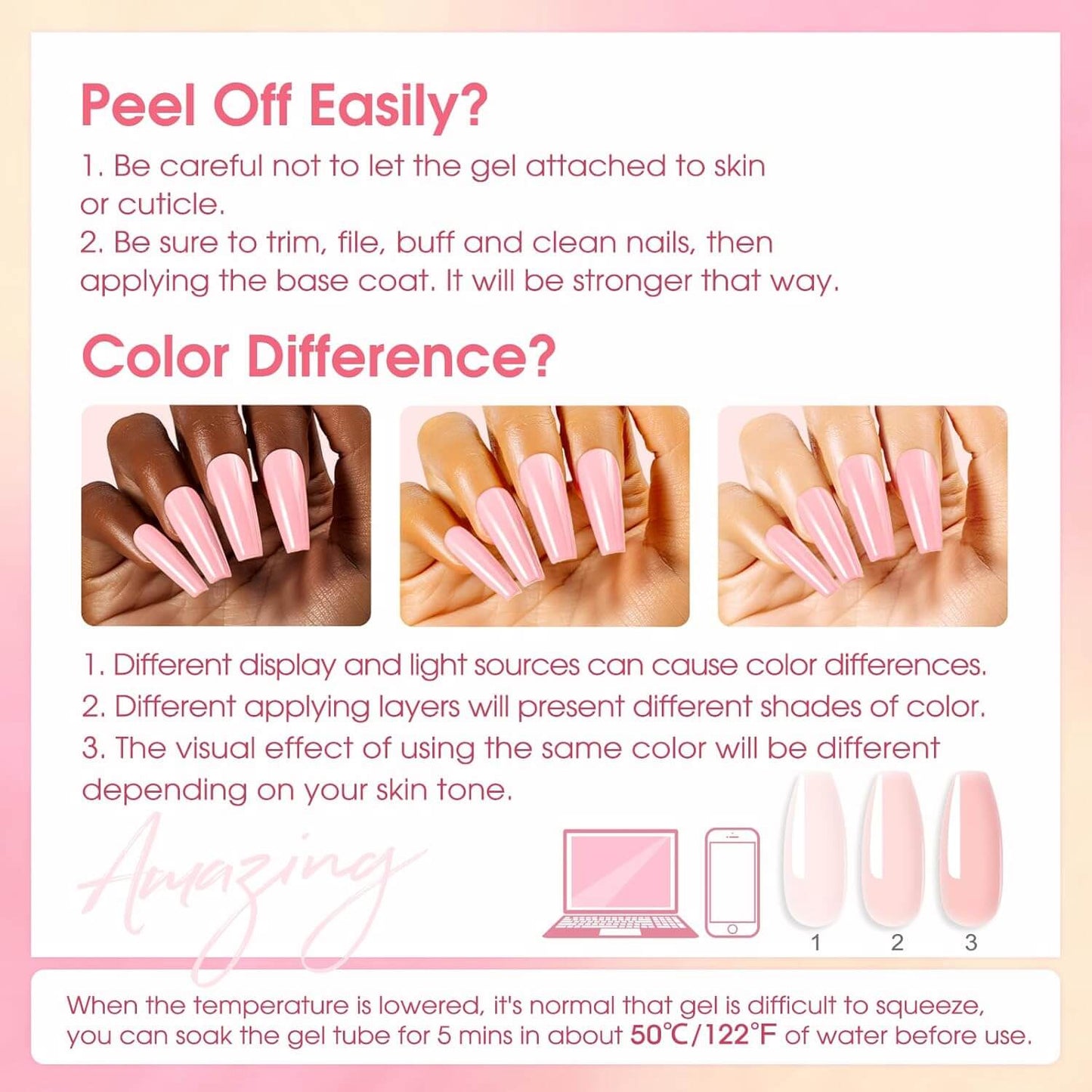 Poly Nail Gel Kit - 8 Colors - New Year's Gift - NailSala