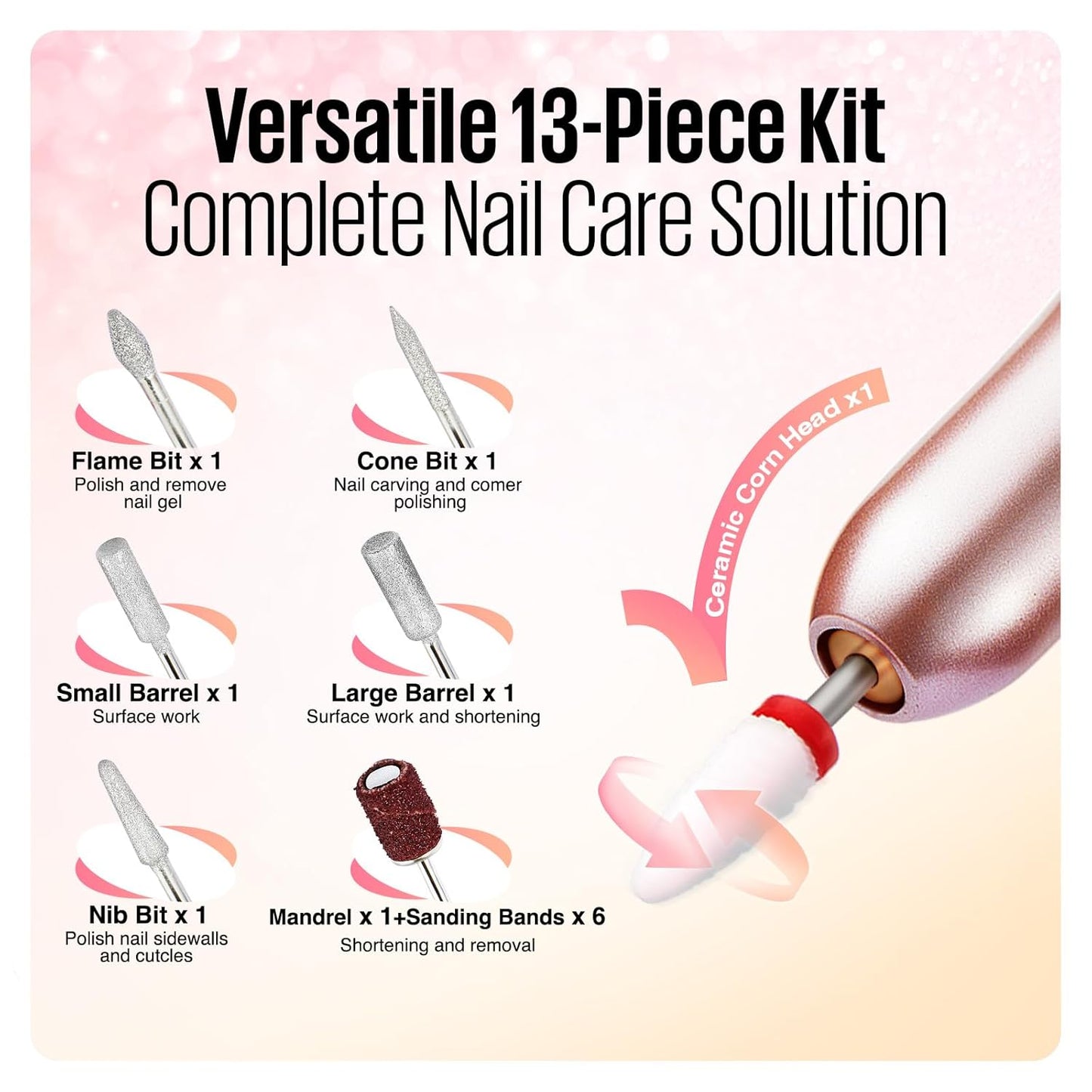 Nail Drill - 16 PCS Kit