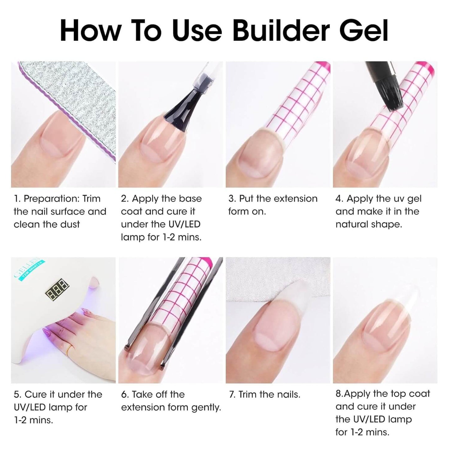 Builder Nail Gel - 4 Colors - Winter Collection - NailSala