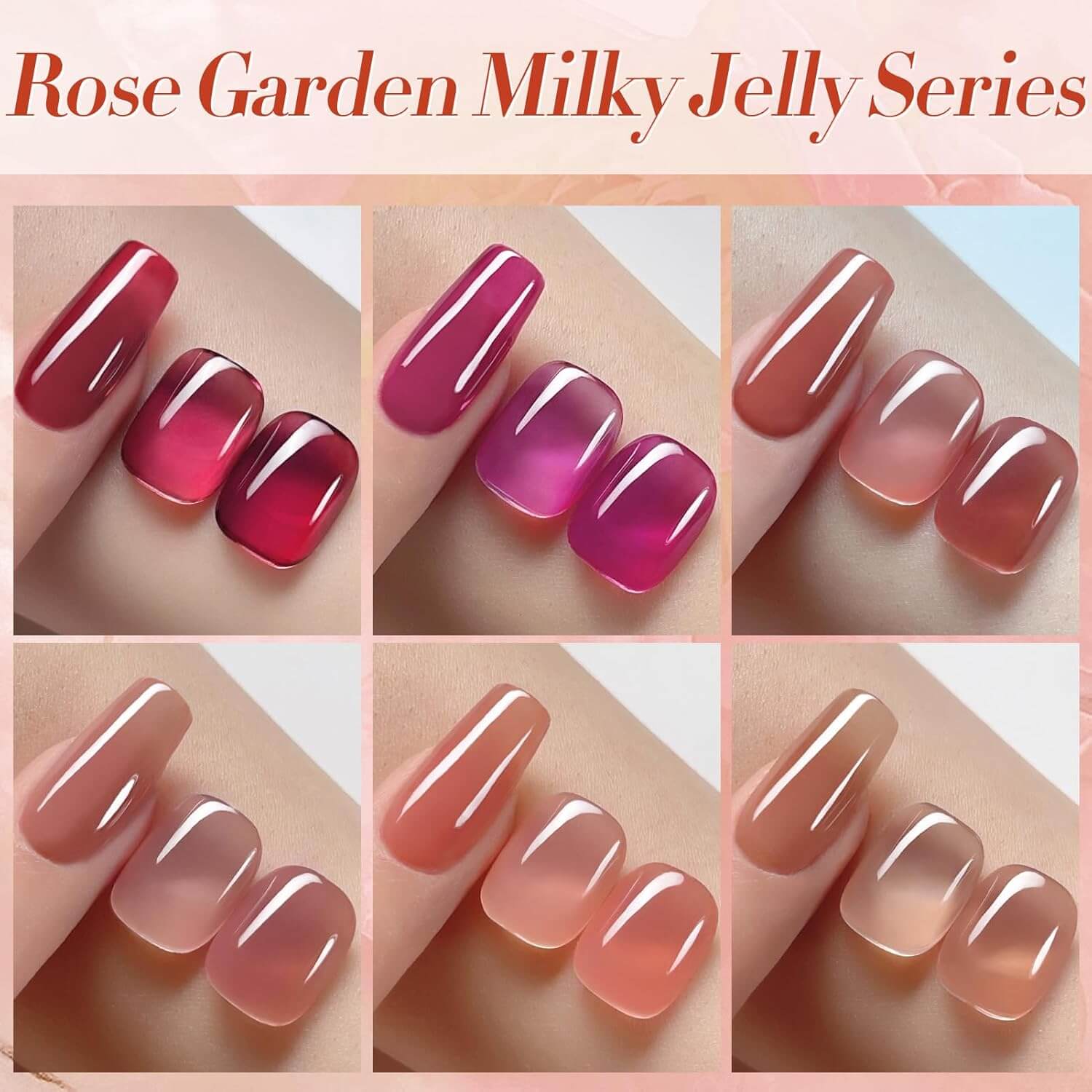 Jelly Gel Nail Polish - 6 Colours - New Year's Gift - NailSala