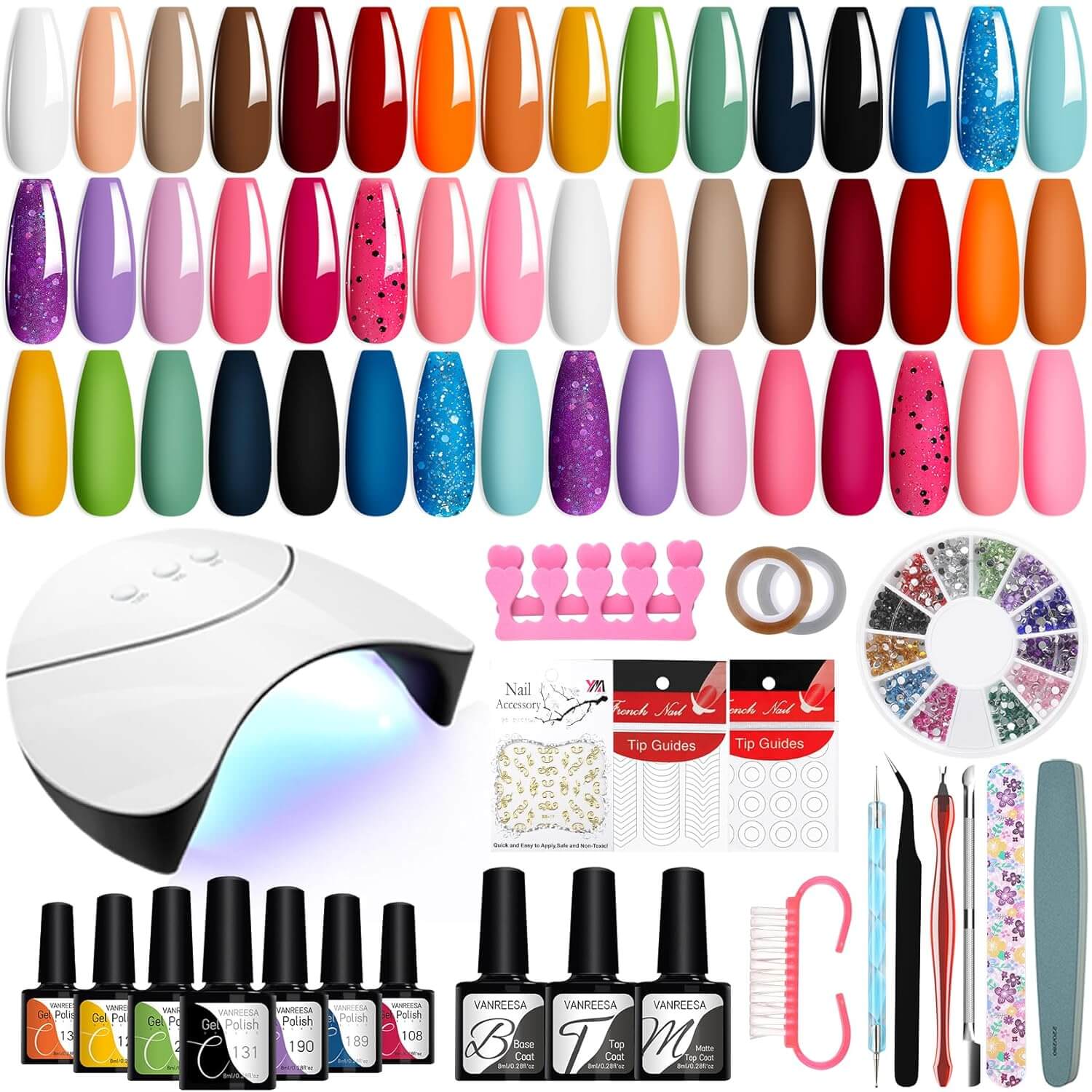 Gel Nail Polish Kit - 24 Colours 😍 Unbeatable Deal 😍 3 Days Delivery - NailSala