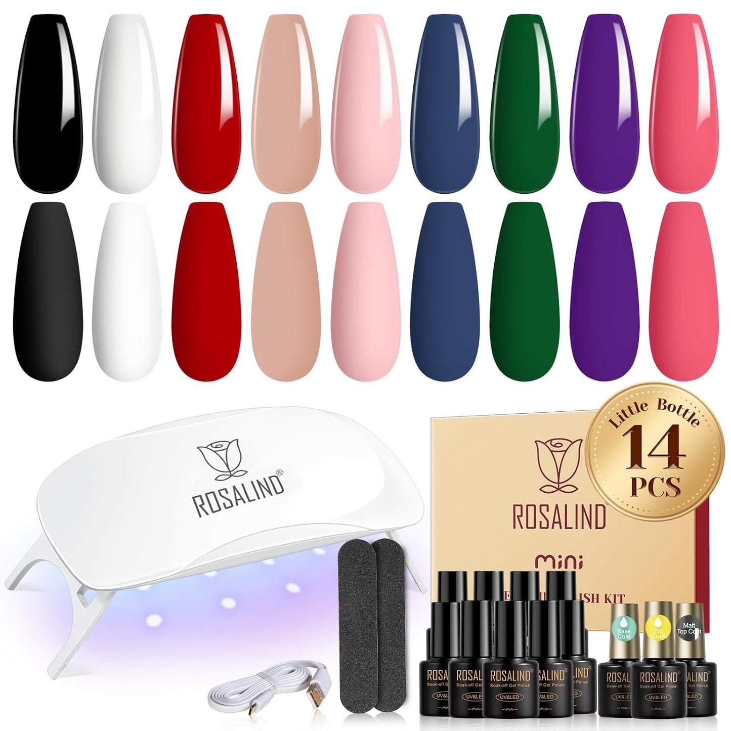 Gel Nail Polish Kit - 9 colors 🔥 Best Offer 🔥