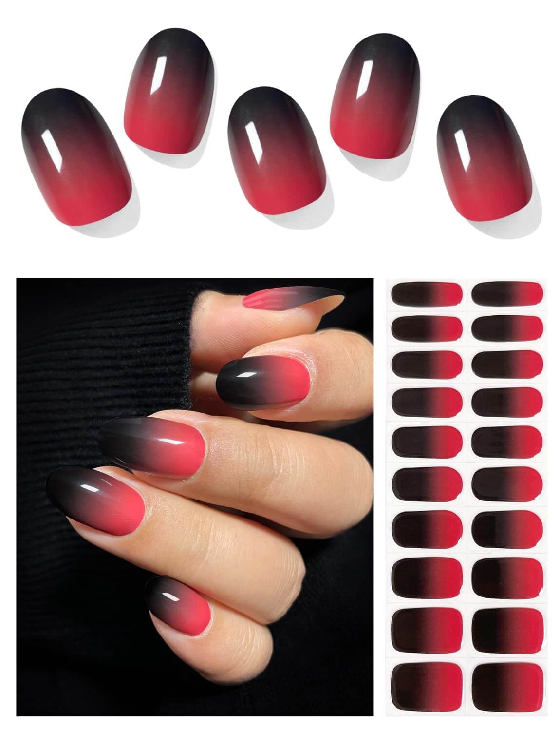 Semi Cured Gel Nail - Winter Vibes - 20 PCS - NailSala