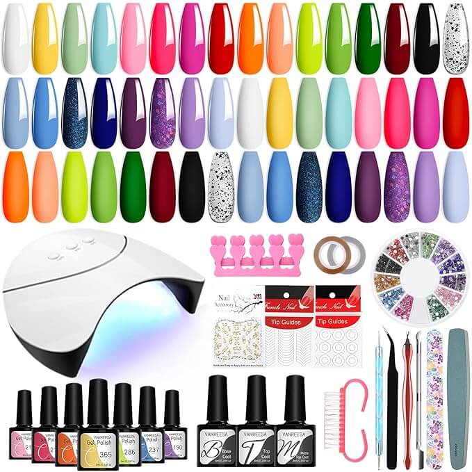 Gel Nail Polish Kit - 24 Colours 😍 Unbeatable Deal 😍 3 Days Delivery - NailSala