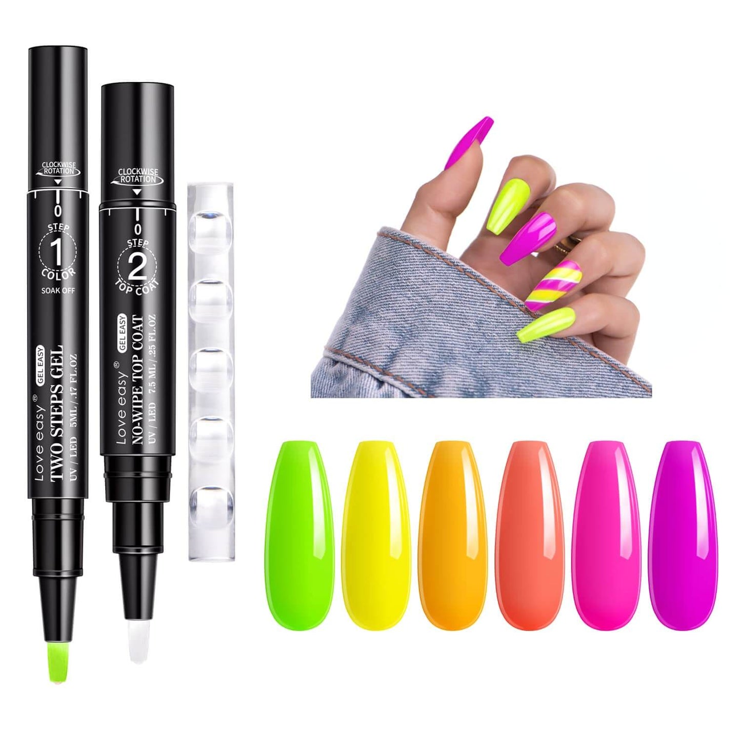 Gel Nail Polish Pen - Set 6 Colours 🔥 Don't miss out 🔥 - NailSala