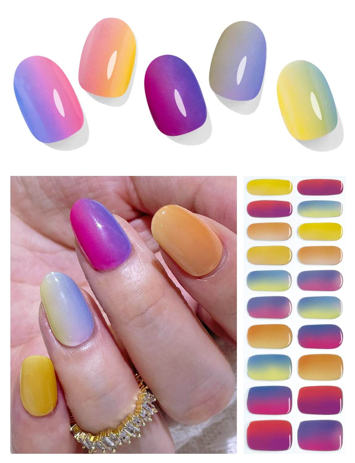 Semi Cured Gel Nail - Winter Vibes - 20 PCS - NailSala