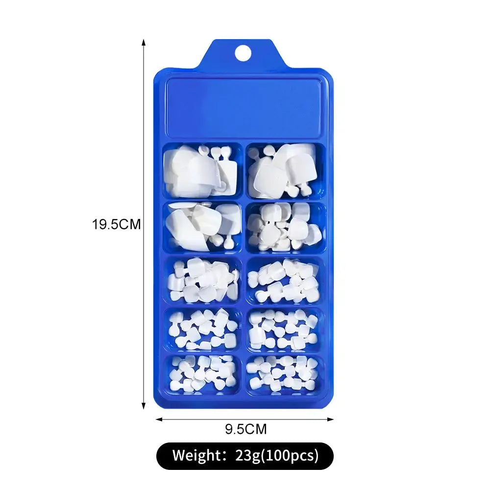 Full Cover Toe Nail Tips/120Pcs - NailSala