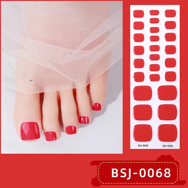 Semi Cured Gel Toe Nail/34 Tips - NailSala