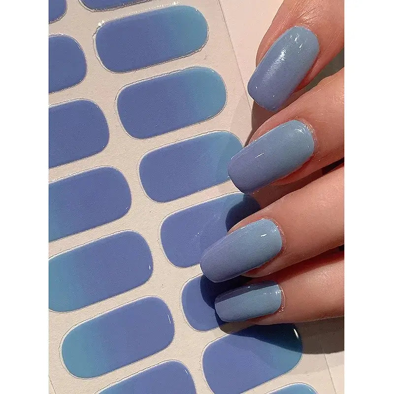 Azure Semi-cured Gel Nail/16 Tips - NailSala