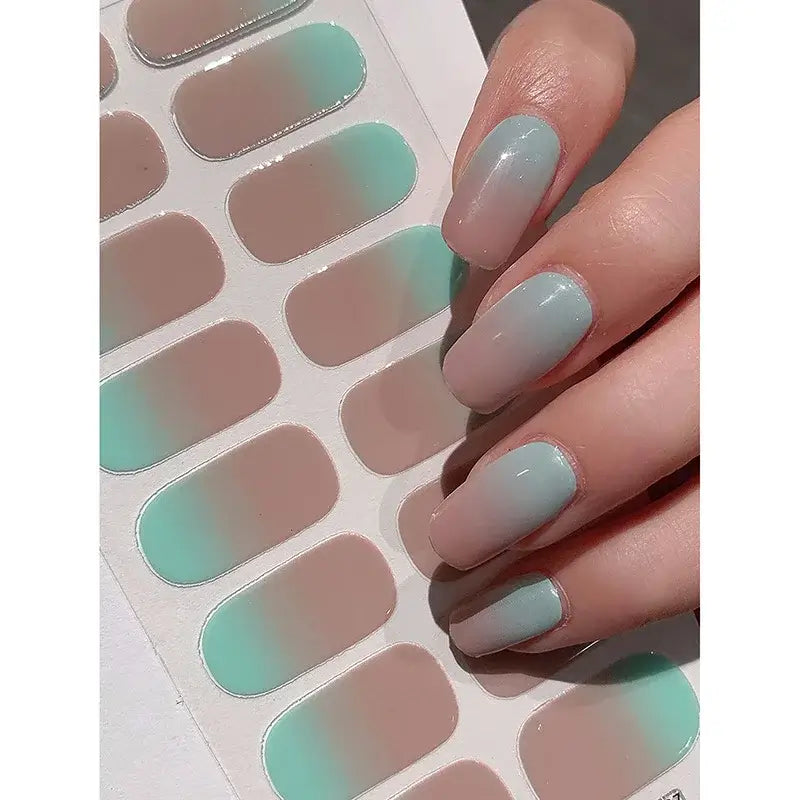 Azure Semi-cured Gel Nail/16 Tips - NailSala