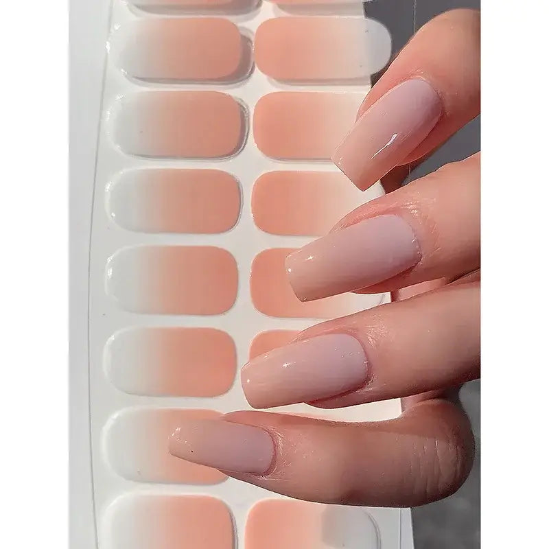 Azure Semi-cured Gel Nail/16 Tips - NailSala