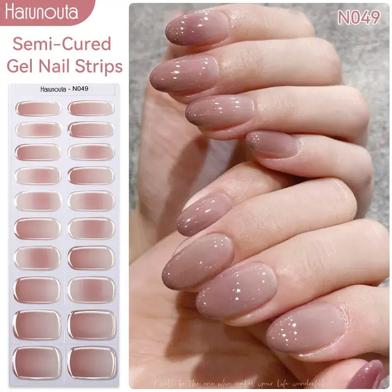 Fall Semi Cured Gel Nail/20Tips - NailSala