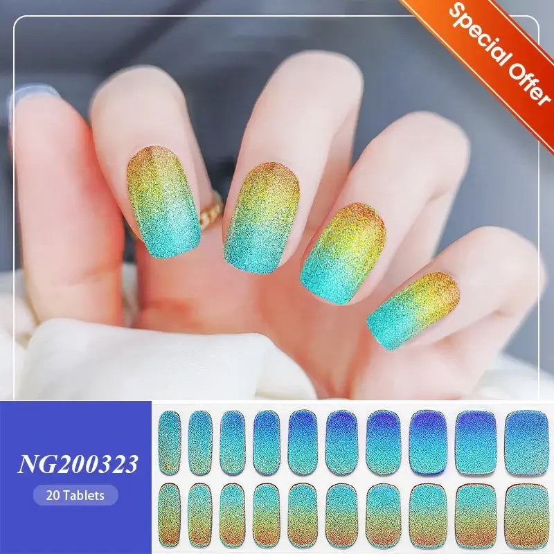 Fall Semi Cured Gel Nail/20Tips - NailSala