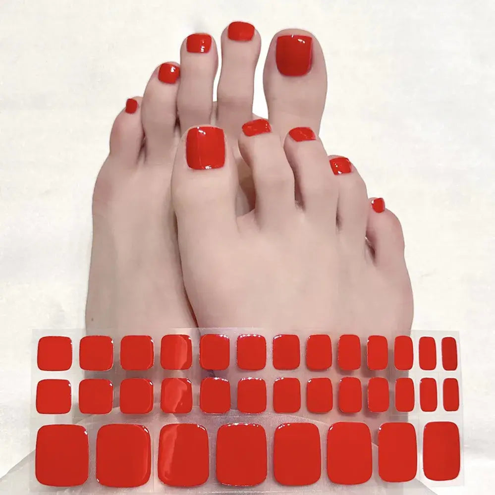 Semi Cured Gel Toe Nail/34 Tips - NailSala