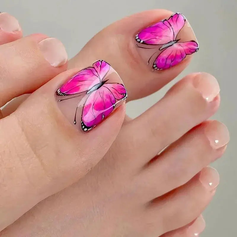 Miami Toe Nails Press On/24 Tips - NailSala