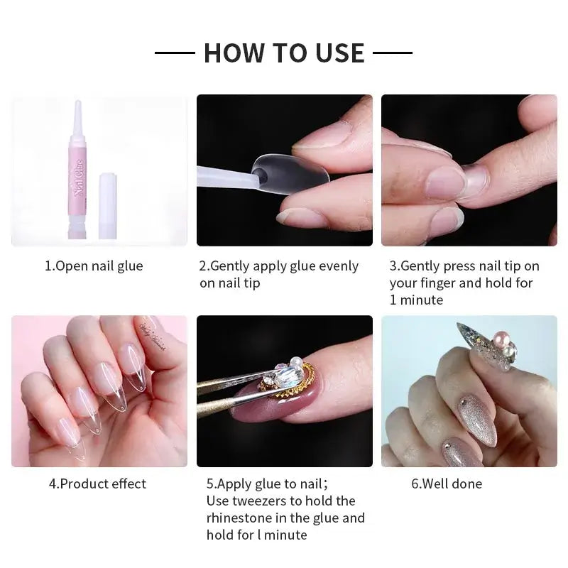 Fast Nail Glue/20Pcs - NailSala