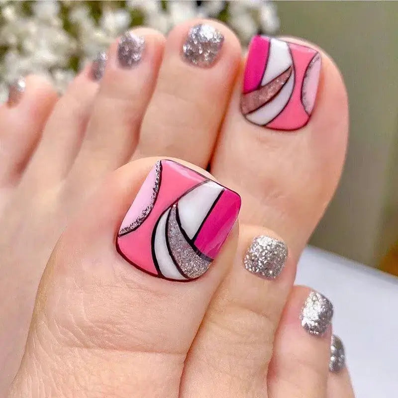 Miami Toe Nails Press On/24 Tips - NailSala