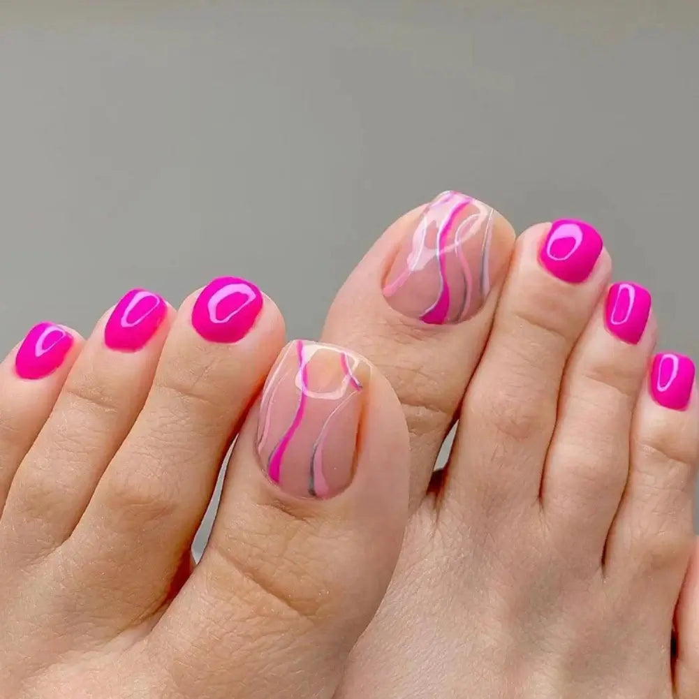 Miami Toe Nails Press On/24 Tips - NailSala