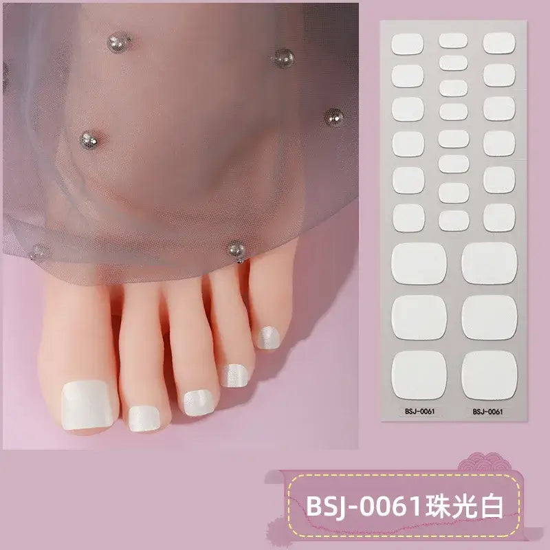 Semi Cured Gel Toe Nail/34 Tips - NailSala