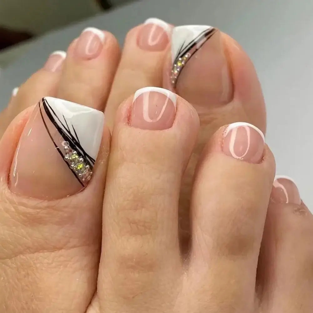 Miami Toe Nails Press On/24 Tips - NailSala