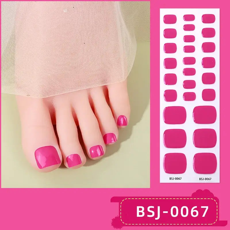 Semi Cured Gel Toe Nail/34 Tips - NailSala