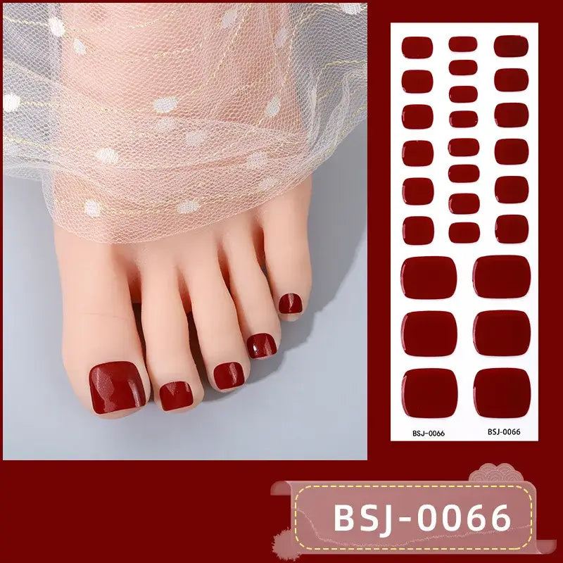 Semi Cured Gel Toe Nail/34 Tips - NailSala