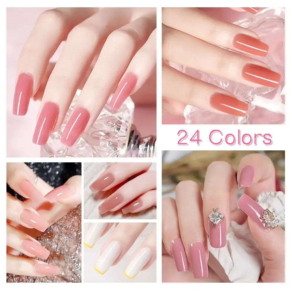 Poly Gel Nail Extension Kit - 15 Colours 🔥 Red-Hot Deal 🔥 - NailSala