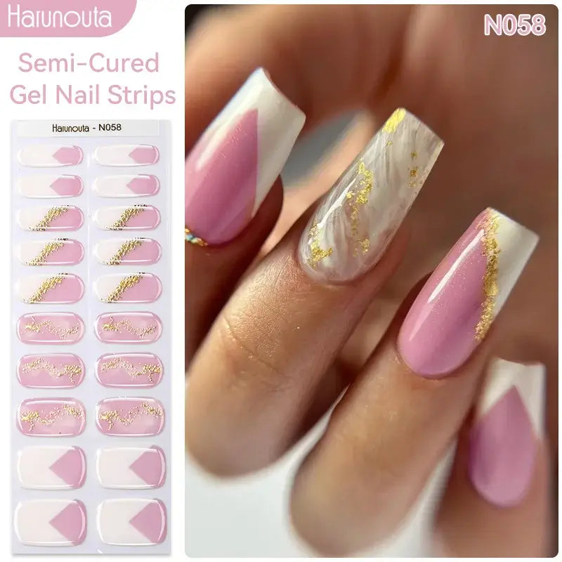 Fall Semi Cured Gel Nail/20Tips - NailSala