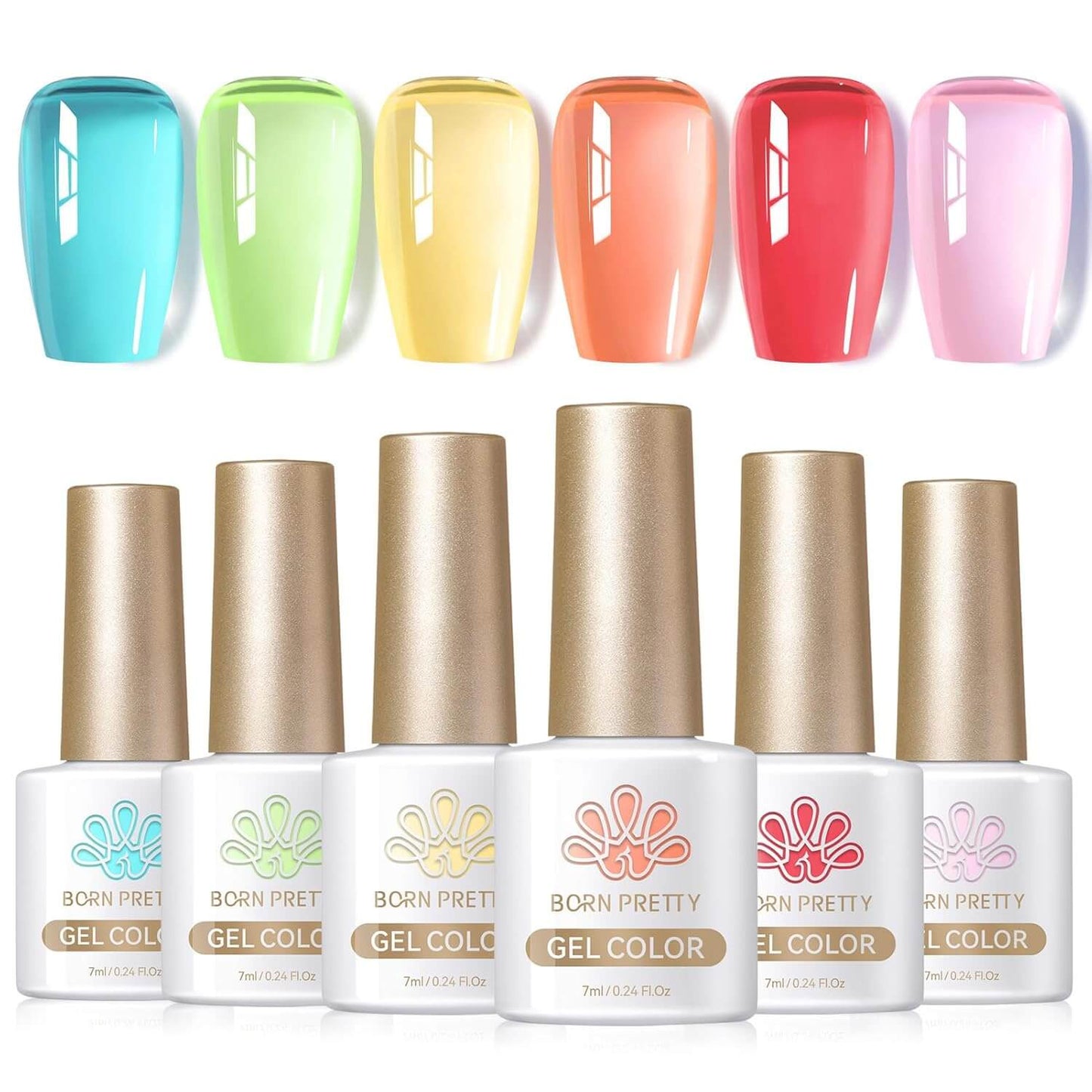 Jelly Gel Nail Polish - 6 Colours - New Year's Gift - NailSala