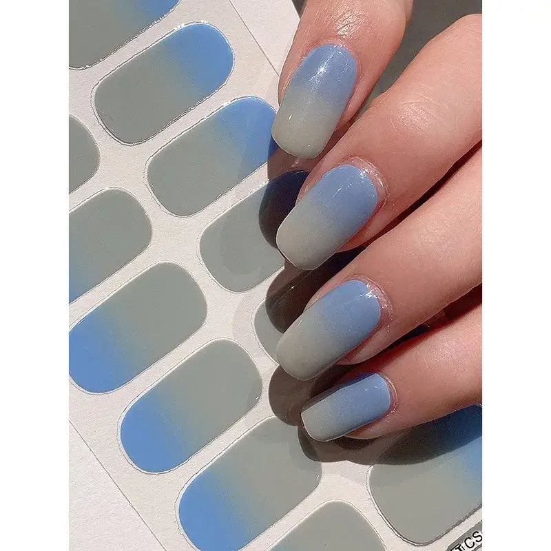 Azure Semi-cured Gel Nail/16 Tips - NailSala